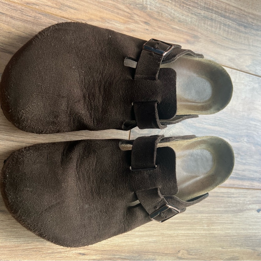 Birkenstock Brown Suede Loafers